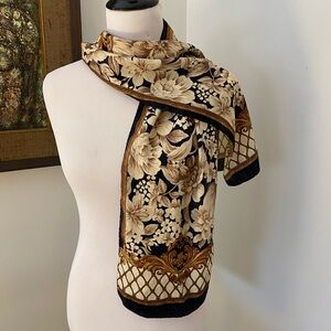 Sold on FB Marketplace Vtg, Liz Claiborne Multi-color  Rectangular Scarf